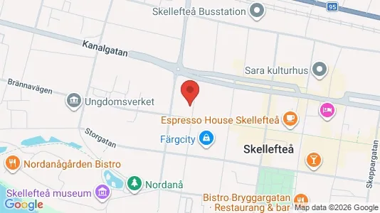 Lägenheter att hyra i Skellefteå - Bild från Google Street View
