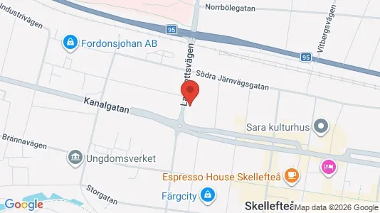 Lägenheter att hyra i Skellefteå - Bild från Google Street View