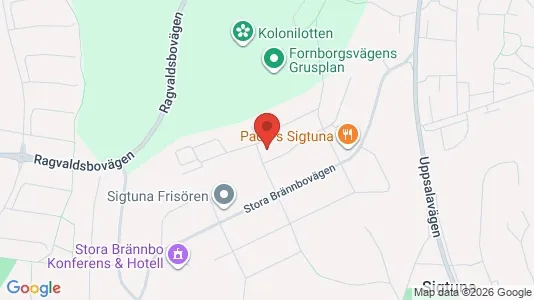 Lägenheter att hyra i Sigtuna - kort over placeringen