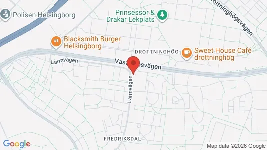 Lägenheter att hyra i Helsingborg - kort over placeringen