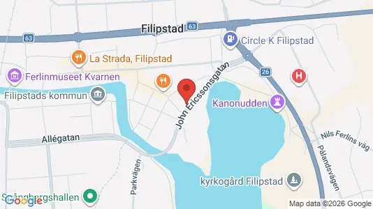 Lägenheter att hyra i Filipstad - Bild från Google Street View