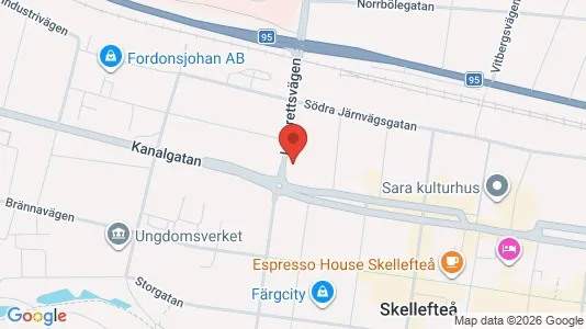 Lägenheter att hyra i Skellefteå - Bild från Google Street View