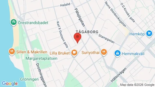 Lägenheter att hyra i Helsingborg - kort over placeringen