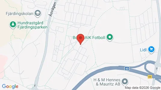 Lägenheter att hyra i Borås - kort over placeringen
