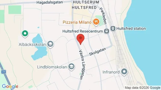 Lägenheter att hyra i Hultsfred - Bild från Google Street View