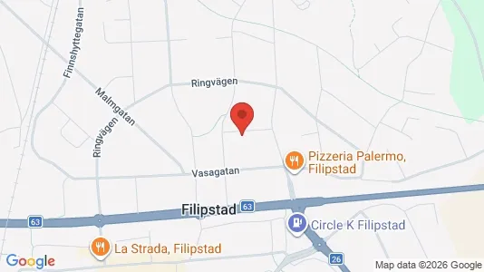Lägenheter att hyra i Filipstad - Bild från Google Street View