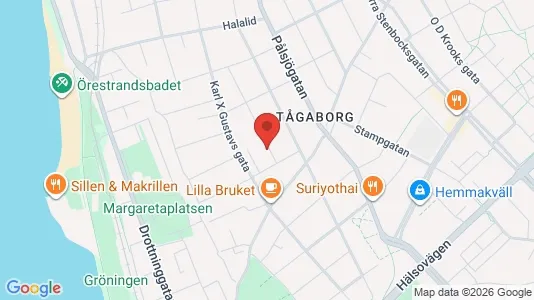 Lägenheter att hyra i Helsingborg - kort over placeringen