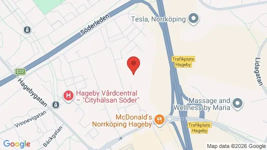 Lägenheter att hyra i Norrköping - kort over placeringen