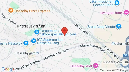 Lägenheter att hyra i Västerort - kort over placeringen