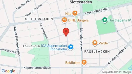 Lägenheter att hyra i Malmö Centrum - kort over placeringen