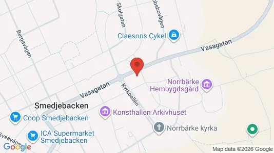 Lägenheter att hyra i Smedjebacken - Bild från Google Street View