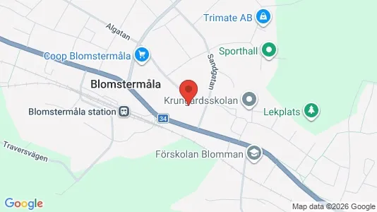 Lägenheter att hyra i Mönsterås - Bild från Google Street View