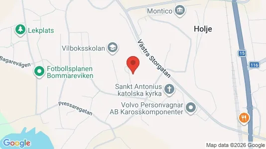 Lägenheter att hyra i Olofström - kort over placeringen