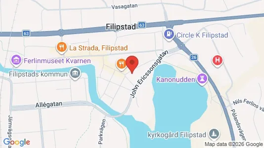 Lägenheter att hyra i Filipstad - Bild från Google Street View