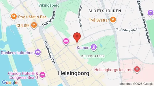 Lägenheter att hyra i Helsingborg - kort over placeringen