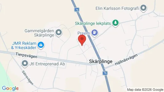 Lägenheter att hyra i Tierp - kort over placeringen