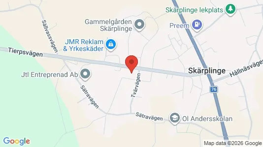Lägenheter att hyra i Tierp - kort over placeringen