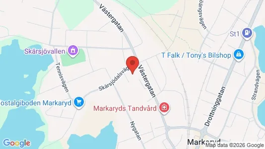 Lägenheter att hyra i Markaryd - Bild från Google Street View