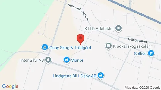 Lägenheter att hyra i Osby - kort over placeringen