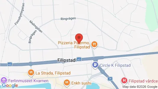 Lägenheter att hyra i Filipstad - Bild från Google Street View