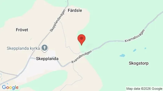 Hus att hyra i Ale - kort over placeringen