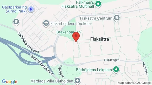Lägenheter att hyra i Nacka - kort over placeringen