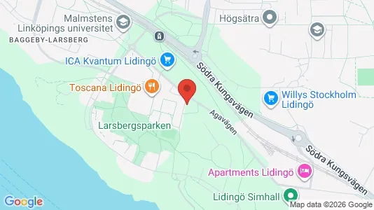 Lägenheter att hyra i Lidingö - kort over placeringen