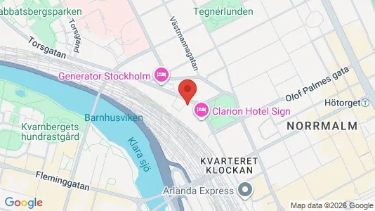 Lägenheter att hyra i Stockholm Innerstad - kort over placeringen