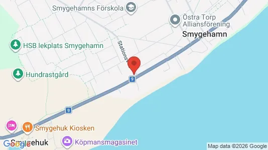 Lägenheter att hyra i Trelleborg - kort over placeringen