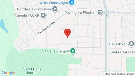 Lägenheter att hyra i Lund - kort over placeringen