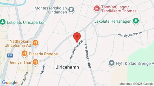 Lägenheter att hyra i Ulricehamn - kort over placeringen