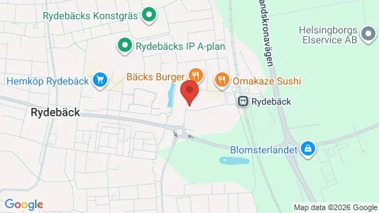 Lägenheter att hyra i Helsingborg - kort over placeringen