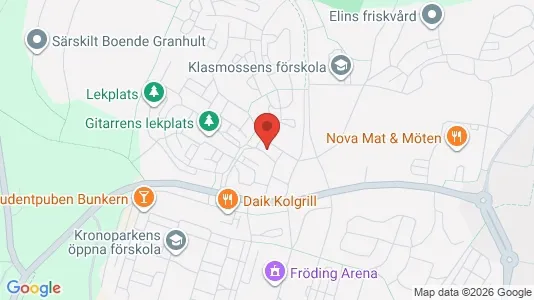 Lägenheter att hyra i Karlstad - kort over placeringen