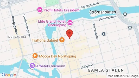 Lägenheter att hyra i Norrköping - kort over placeringen