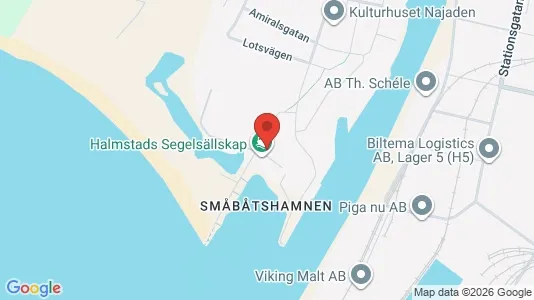 Lägenheter att hyra i Halmstad - kort over placeringen