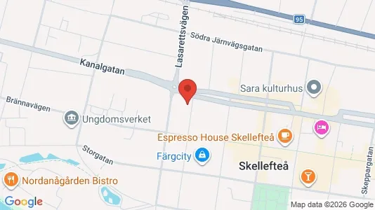 Lägenheter att hyra i Skellefteå - Bild från Google Street View