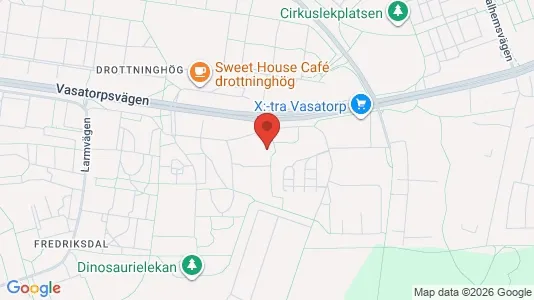 Lägenheter att hyra i Helsingborg - kort over placeringen