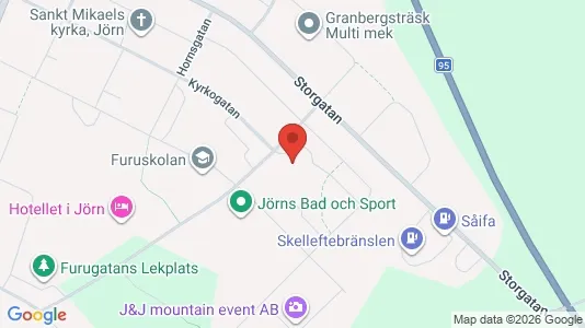 Lägenheter att hyra i Skellefteå - kort over placeringen