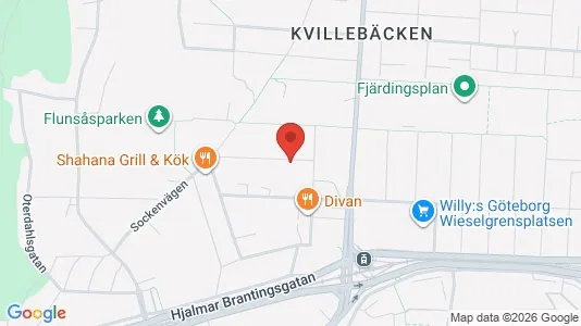 Lägenheter att hyra i Lundby - kort over placeringen