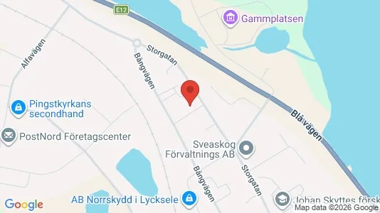 Lägenheter att hyra i Lycksele - Bild från Google Street View