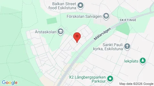 Lägenheter att hyra i Eskilstuna - kort over placeringen