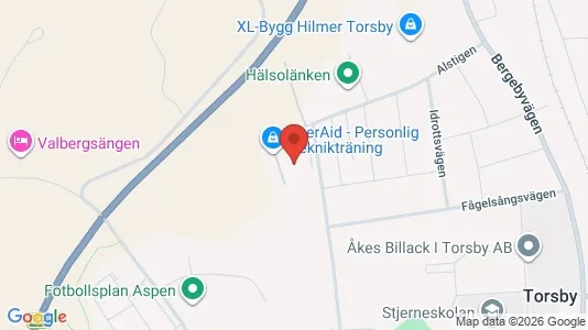 Lägenheter att hyra i Torsby - kort over placeringen