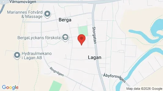 Lägenheter att hyra i Ljungby - kort over placeringen