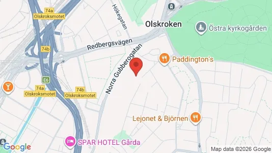Lägenheter att hyra i Örgryte-Härlanda - kort over placeringen