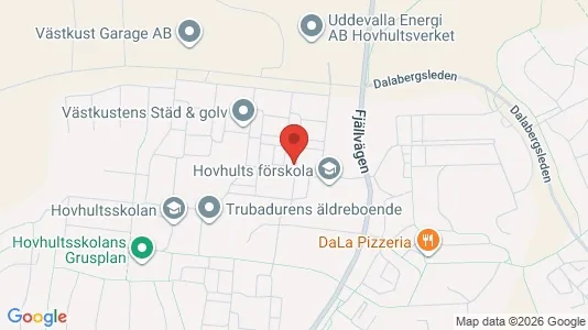 Lägenheter att hyra i Uddevalla - kort over placeringen