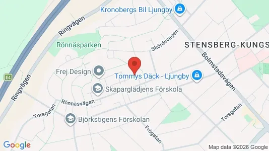Lägenheter att hyra i Ljungby - Bild från Google Street View