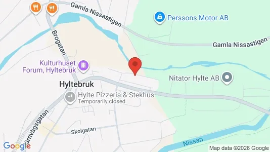 Lägenheter att hyra i Hylte - kort over placeringen