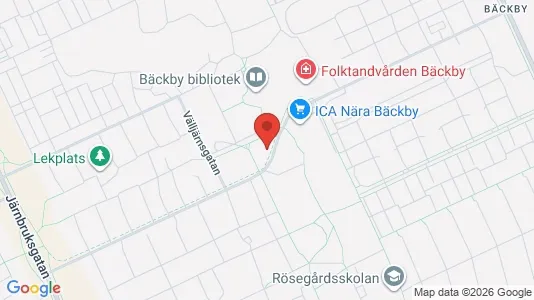 Lägenheter att hyra i Västerås - kort over placeringen
