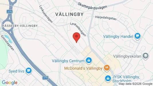 Lägenheter att hyra i Västerort - kort over placeringen