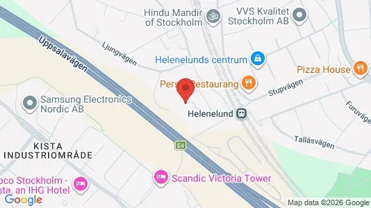 Lägenheter att hyra i Sollentuna - kort over placeringen
